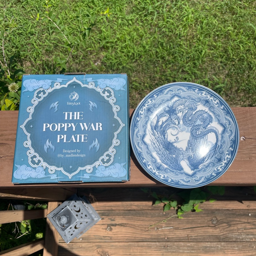 FairyLoot The Poppy War Ceramic Plate